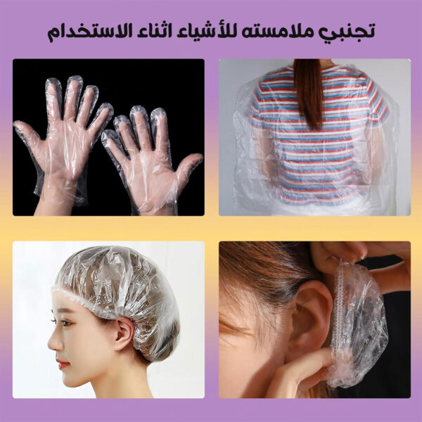 ⁦عرض 2 صبغة شعر اسود مع مشط⁩ - الصورة ⁦3⁩