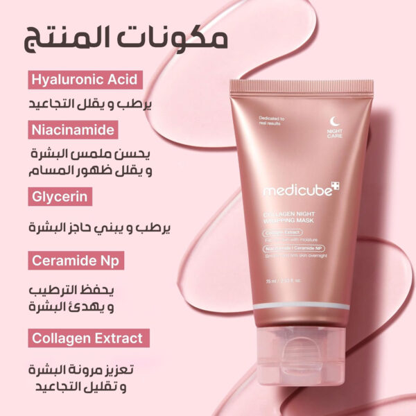 ⁦ماسك الكولاجين لتجديد شباب البشرة Medicube⁩ - الصورة ⁦2⁩
